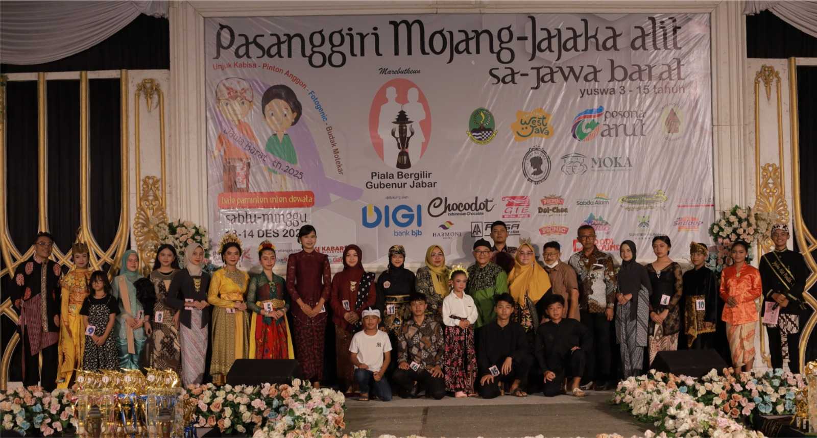 Sudah Diumumkan! Ini Daftar Pemenang Pasanggiri Mojang Jajaka Alit Se-Jawa Barat 2025